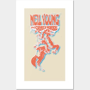 Retro Neil Young Posters and Art